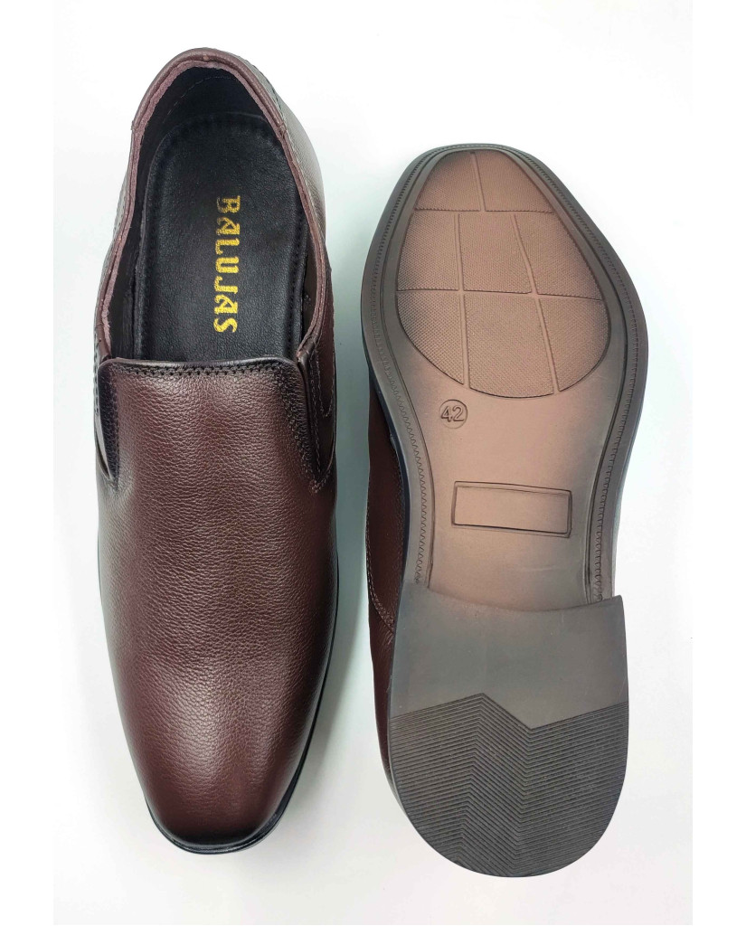 2343 Balujas Man's Brown Slip on Shoes