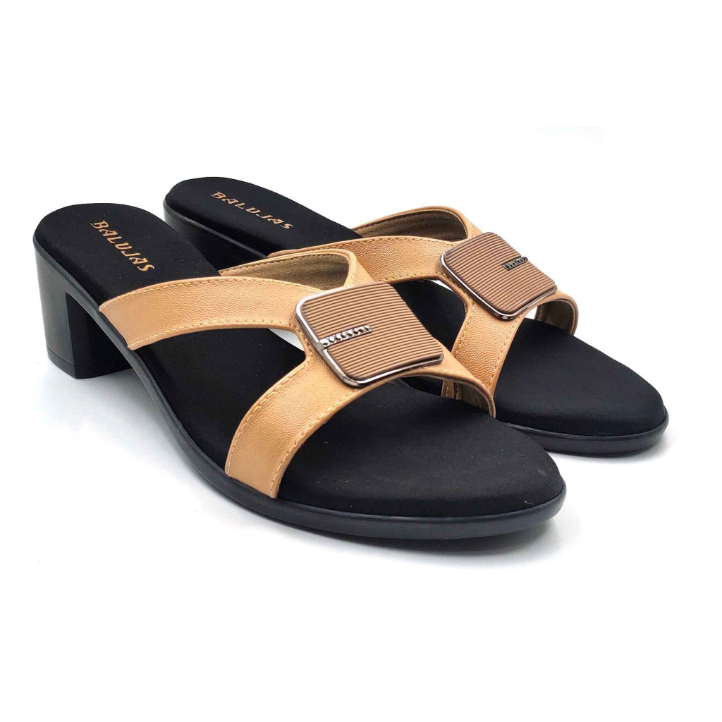 9118: Balujas Chiku Block Heel Slipper