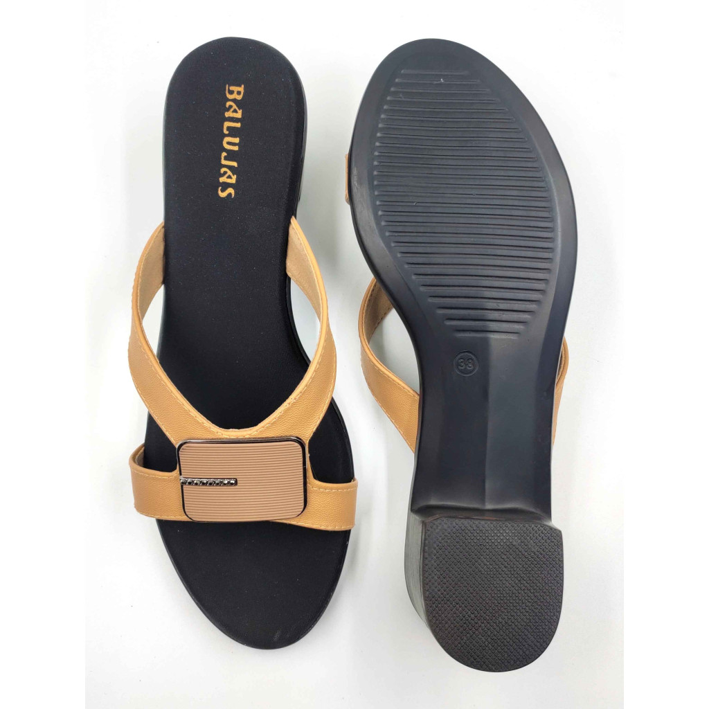 9118: Balujas Chiku Block Heel Slipper