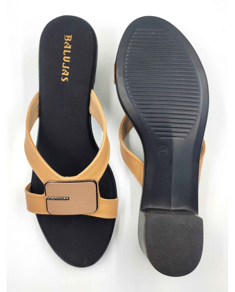 9118: Balujas Chiku Block Heel Slipper