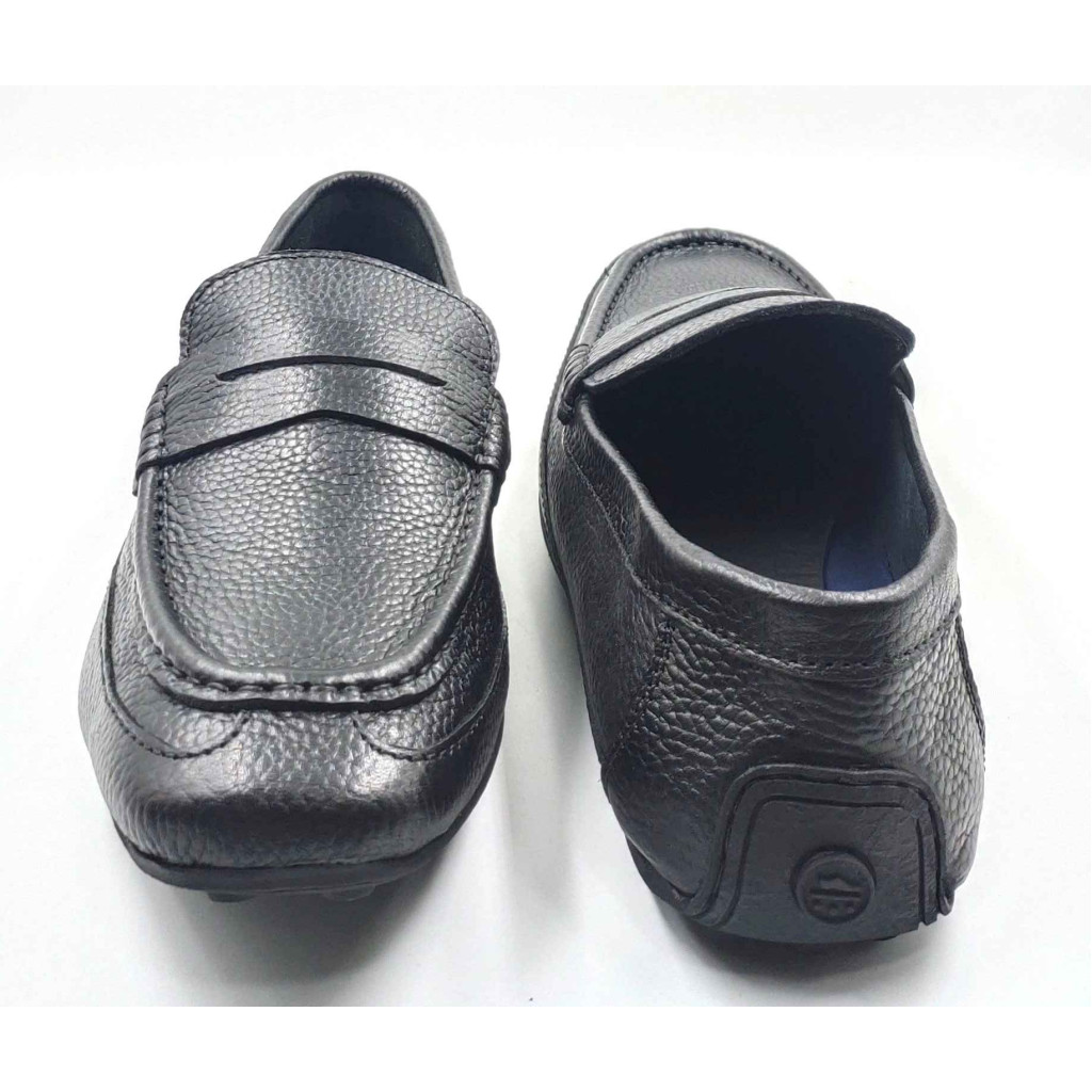 N-5 Balujas Man's Black Comfort Moccasins
