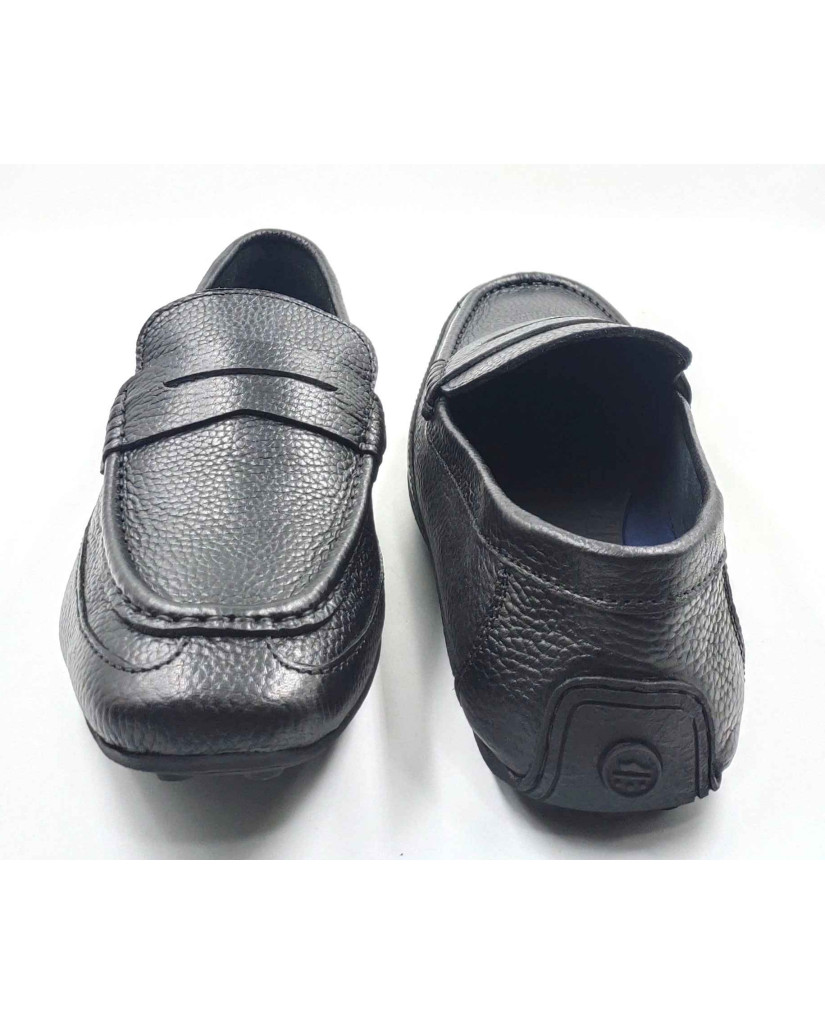 N-5 Balujas Man's Black Comfort Moccasins