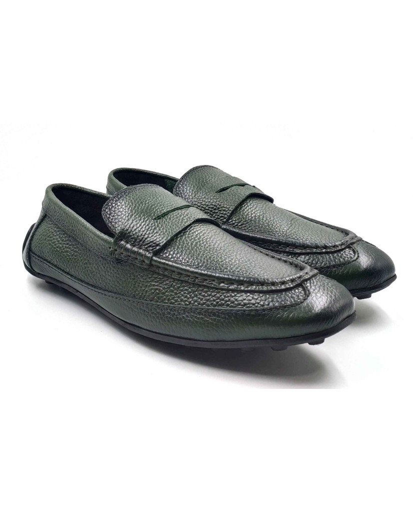 N-5 Balujas Man's Olive Comfort Moccasins