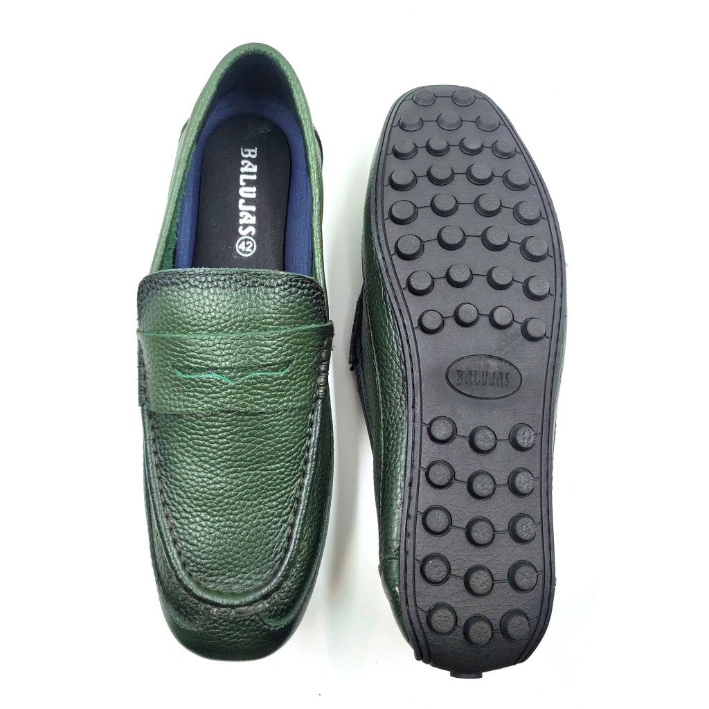 N-5 Balujas Man's Olive Comfort Moccasins