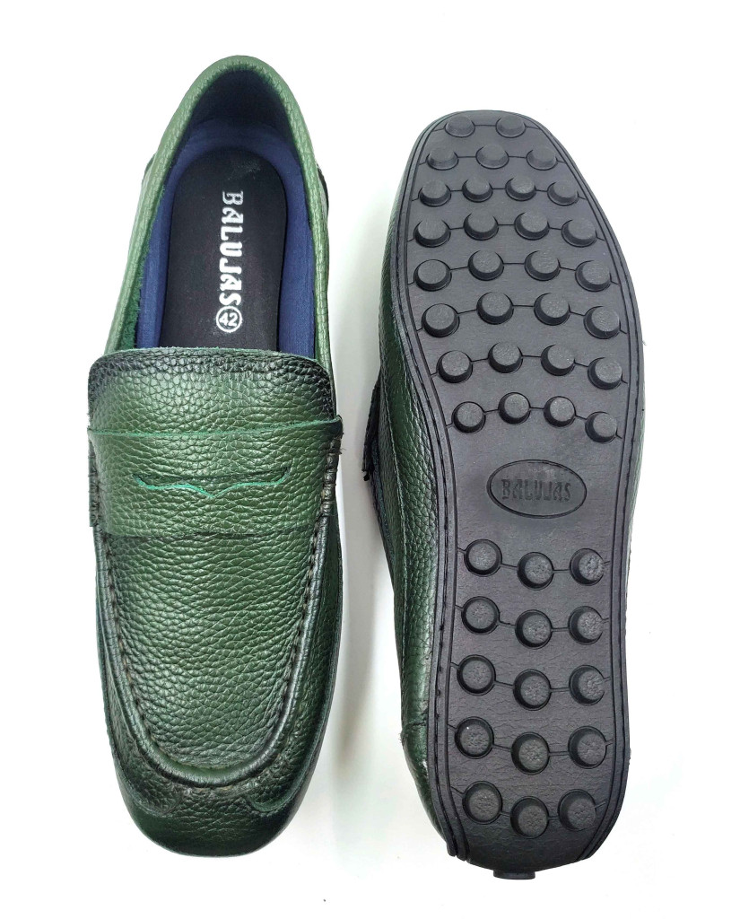 N-5 Balujas Man's Olive Comfort Moccasins