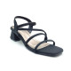 07246 : Balujas Ladies Black Block Heel Sandal
