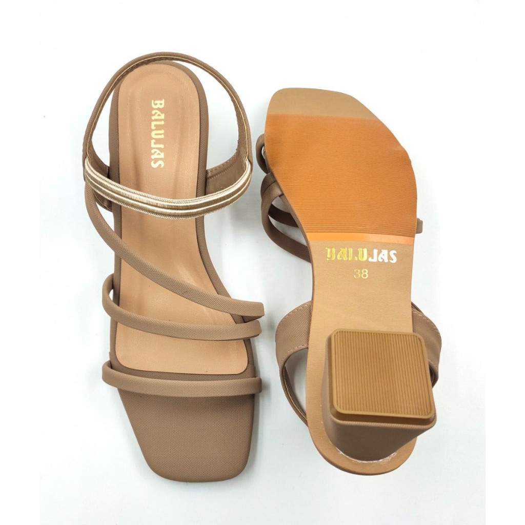 07246 : Balujas Ladies Chiku Block Heel Sandal