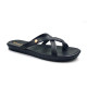 10-239: Balujas Black Flat Slipper