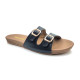 10-269: Balujas Black Flat Slipper