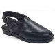 1082 : Balujas Black Leather Peshawari