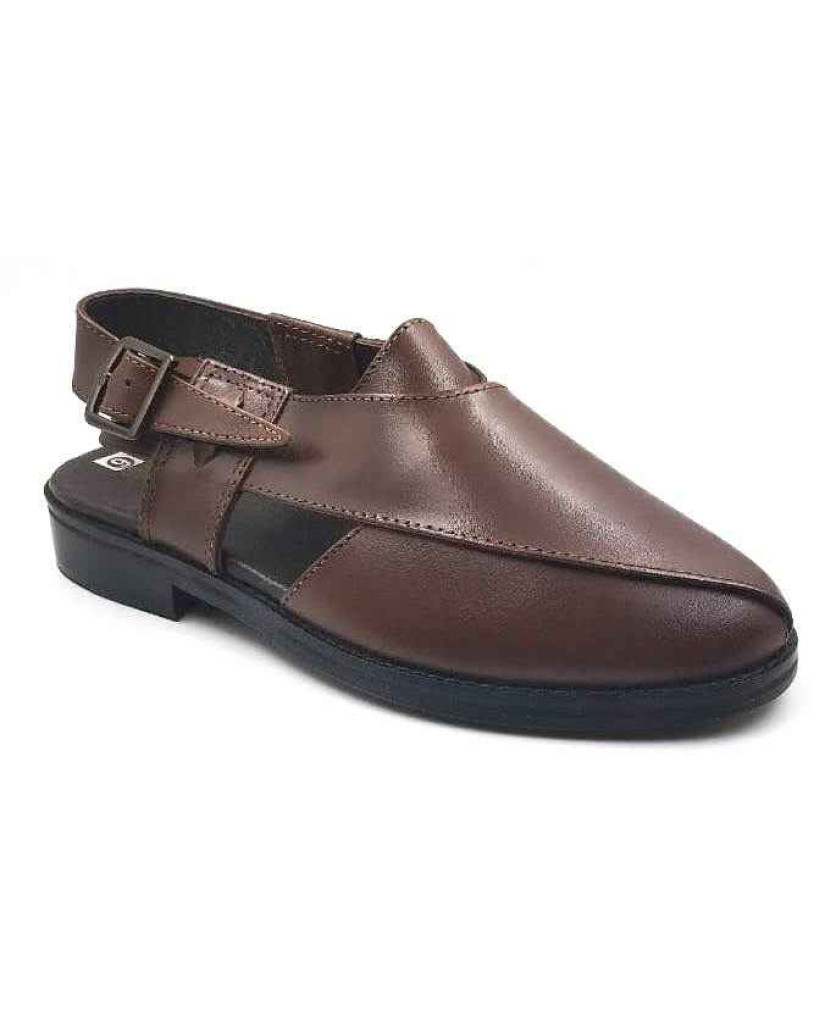 1082 : Balujas Tan Leather Peshawari