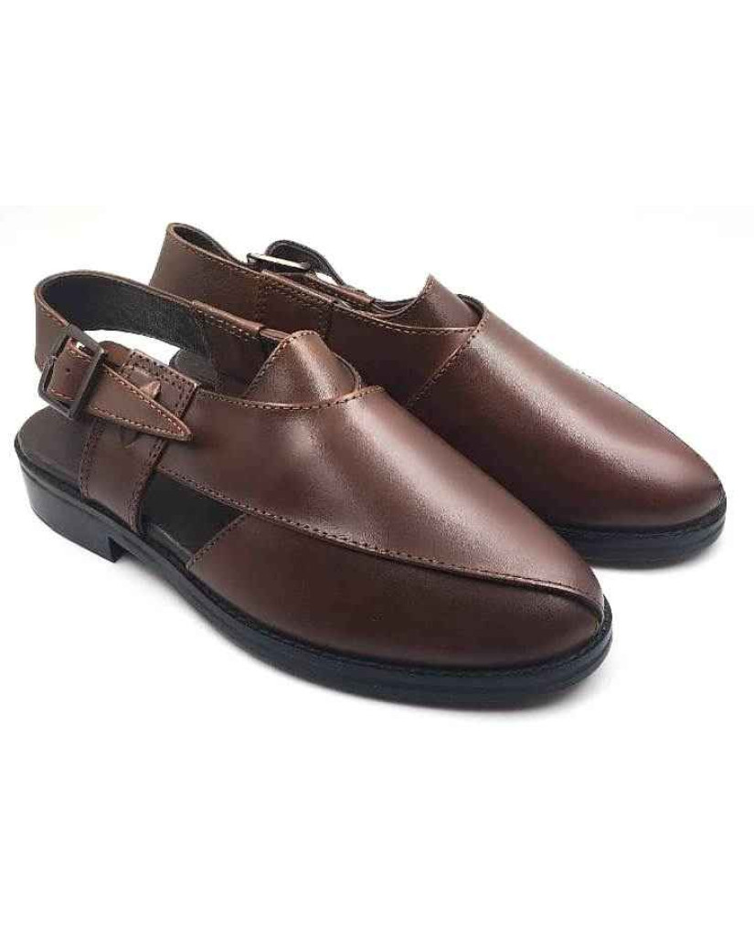 1082 : Balujas Tan Leather Peshawari