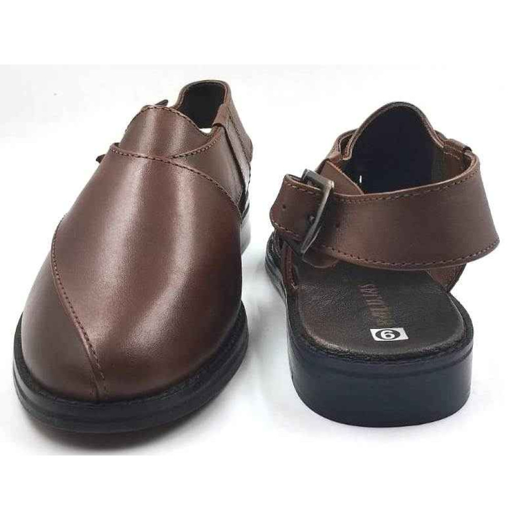 1082 : Balujas Tan Leather Peshawari