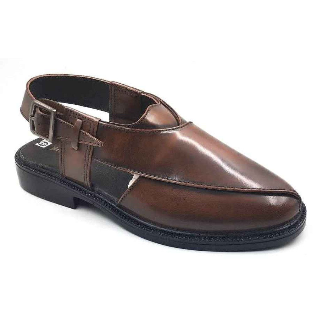 1091: Balujas Tan Leather Peshawari