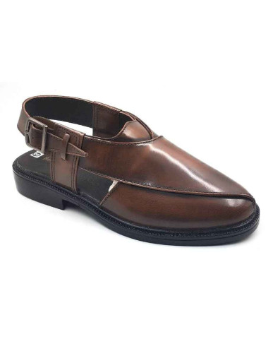1091: Balujas Tan Leather Peshawari
