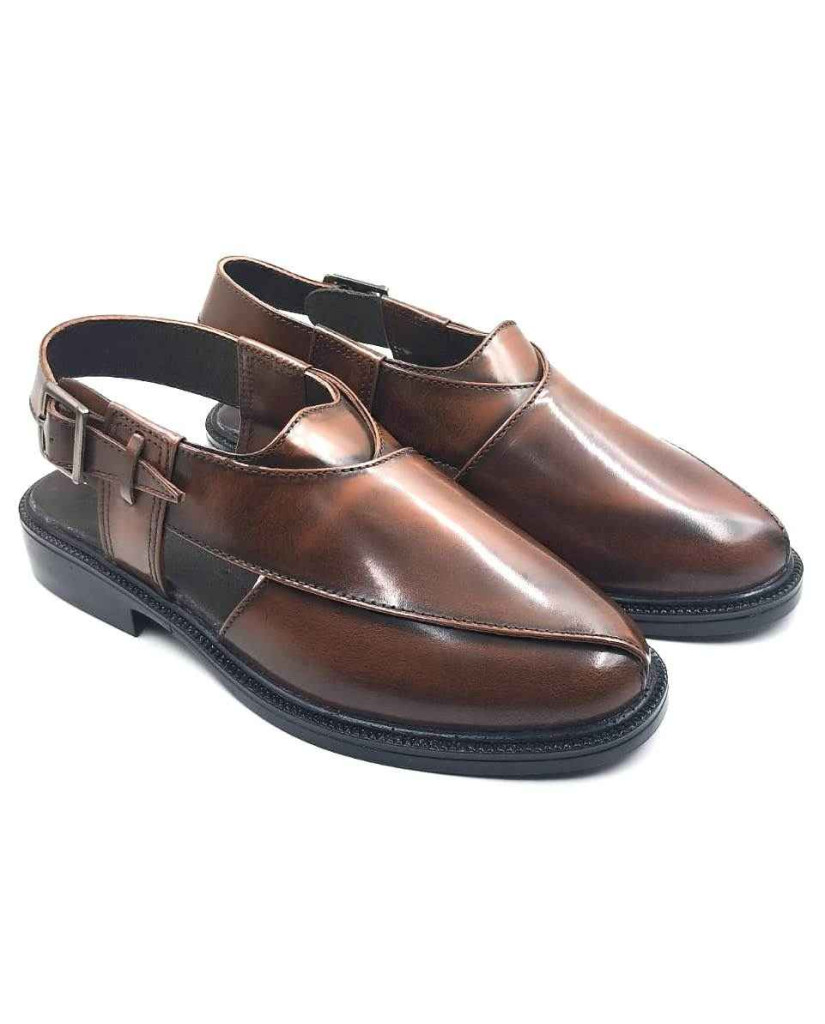 1091: Balujas Tan Leather Peshawari