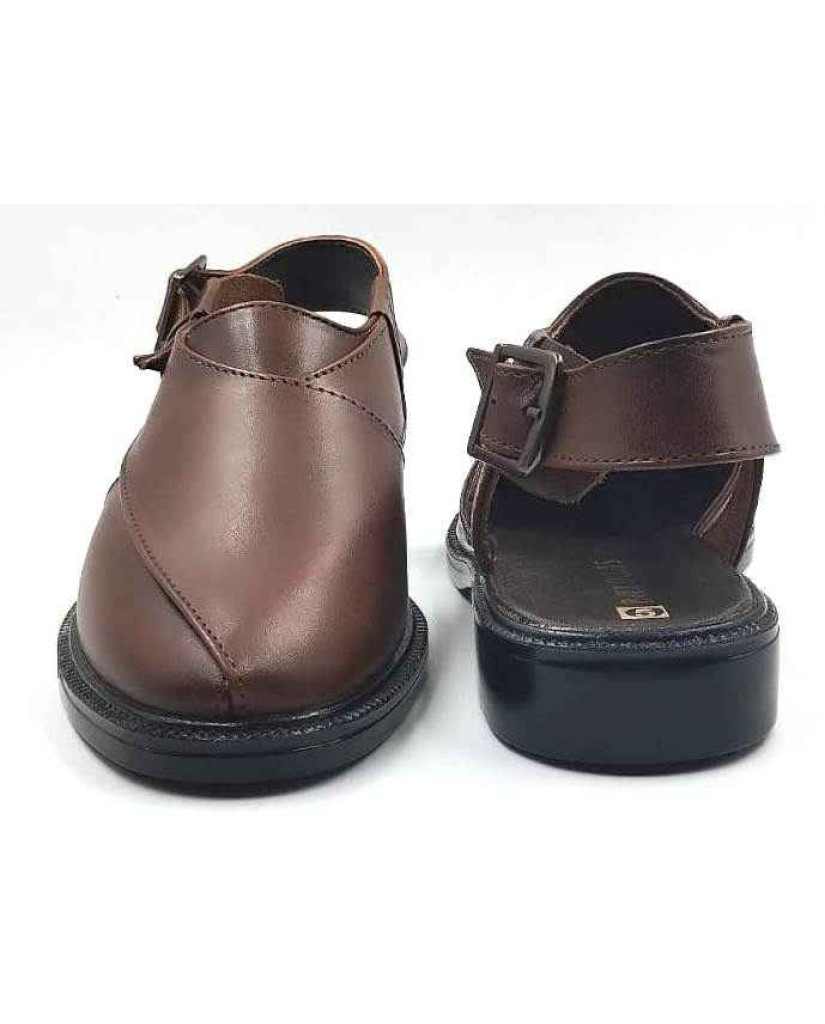 1092: Balujas Tan Leather Peshawari