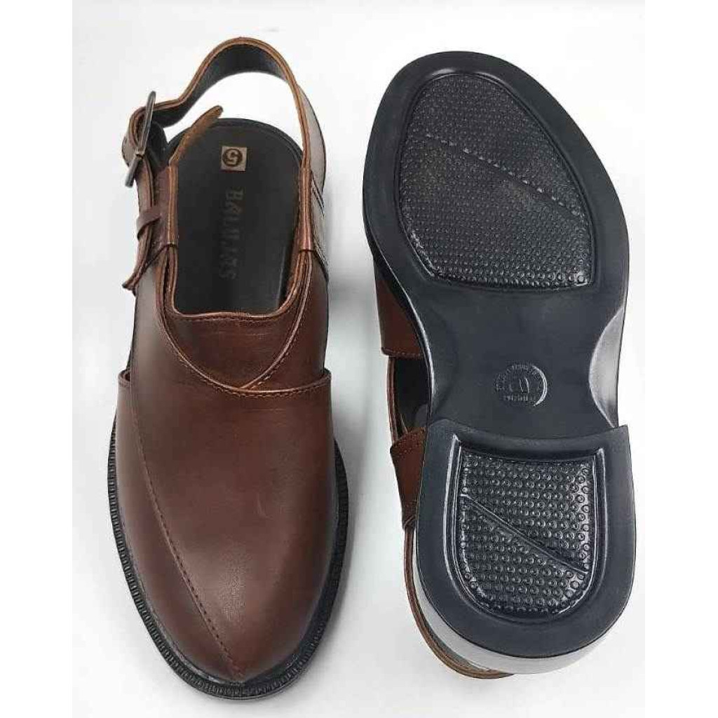 1092: Balujas Tan Leather Peshawari
