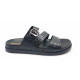 1303: Balujas Men Black Comfort Slippers
