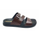1303: Balujas Men Brown Comfort Slippers