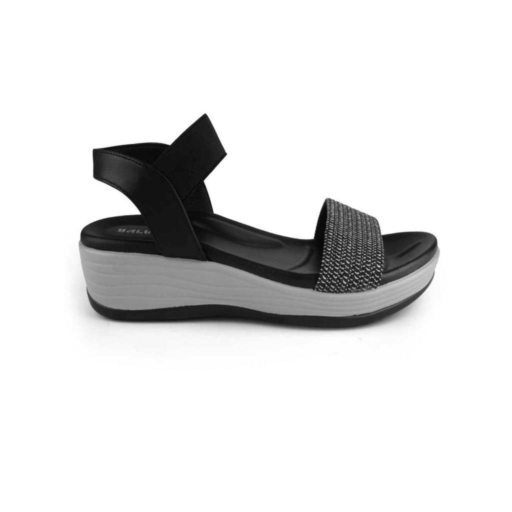 10998: Balujas Women's Black Sandal 