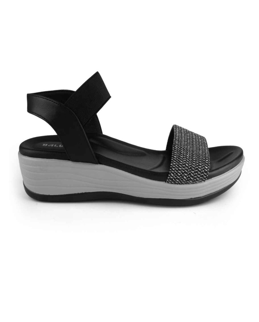 10998: Balujas Women's Black Sandal 