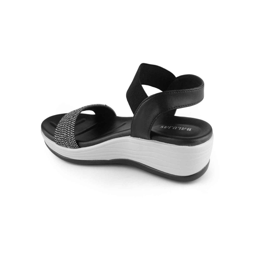 10998: Balujas Women's Black Sandal 
