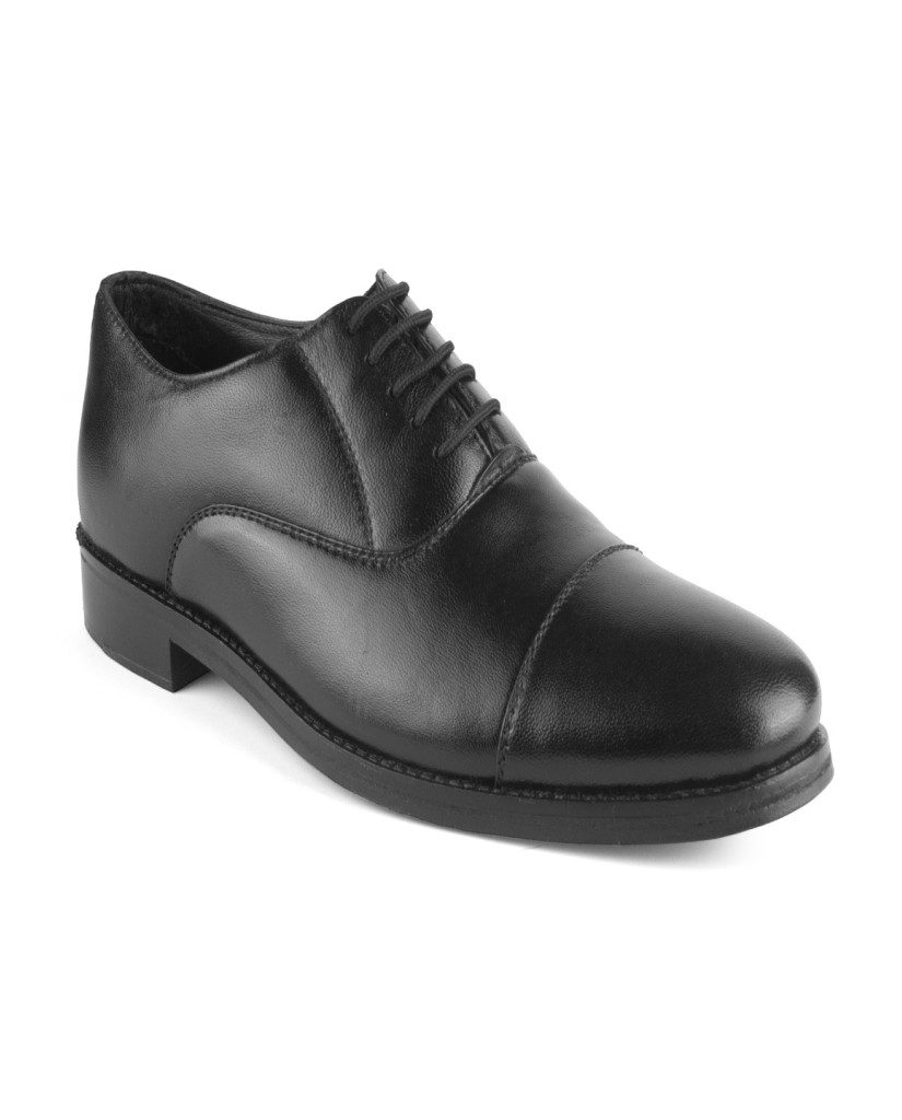 1081 Balujas Men Black Oxford Shoes