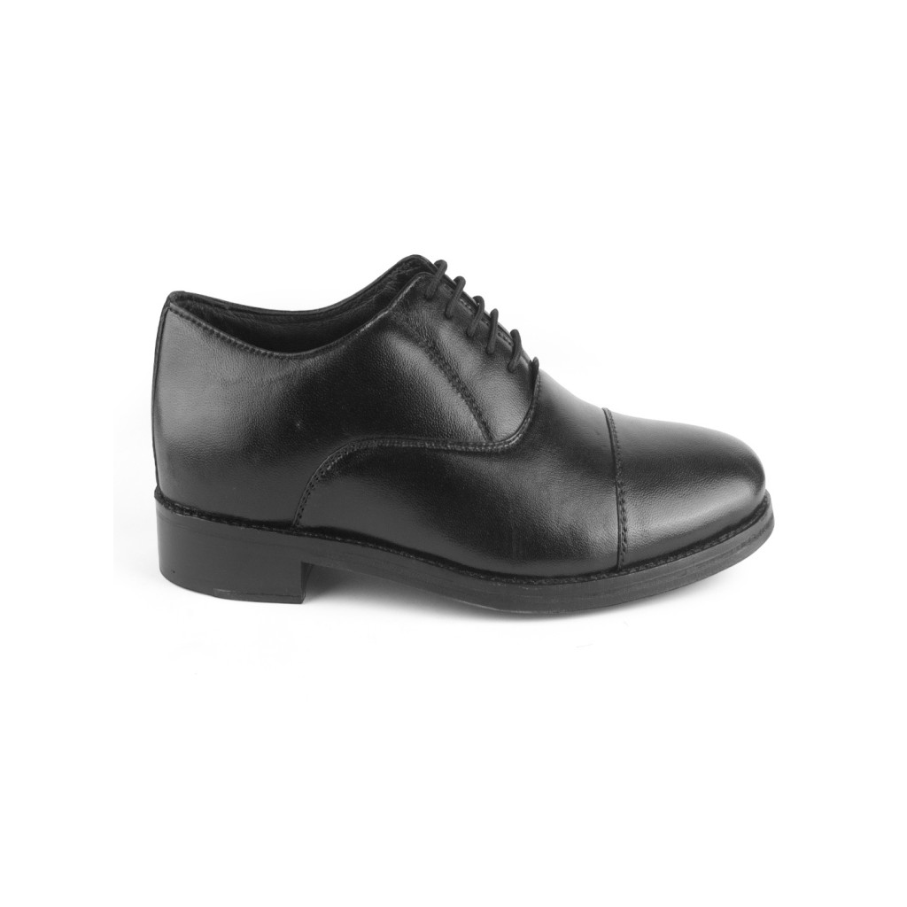 1081 Balujas Men Black Oxford Shoes