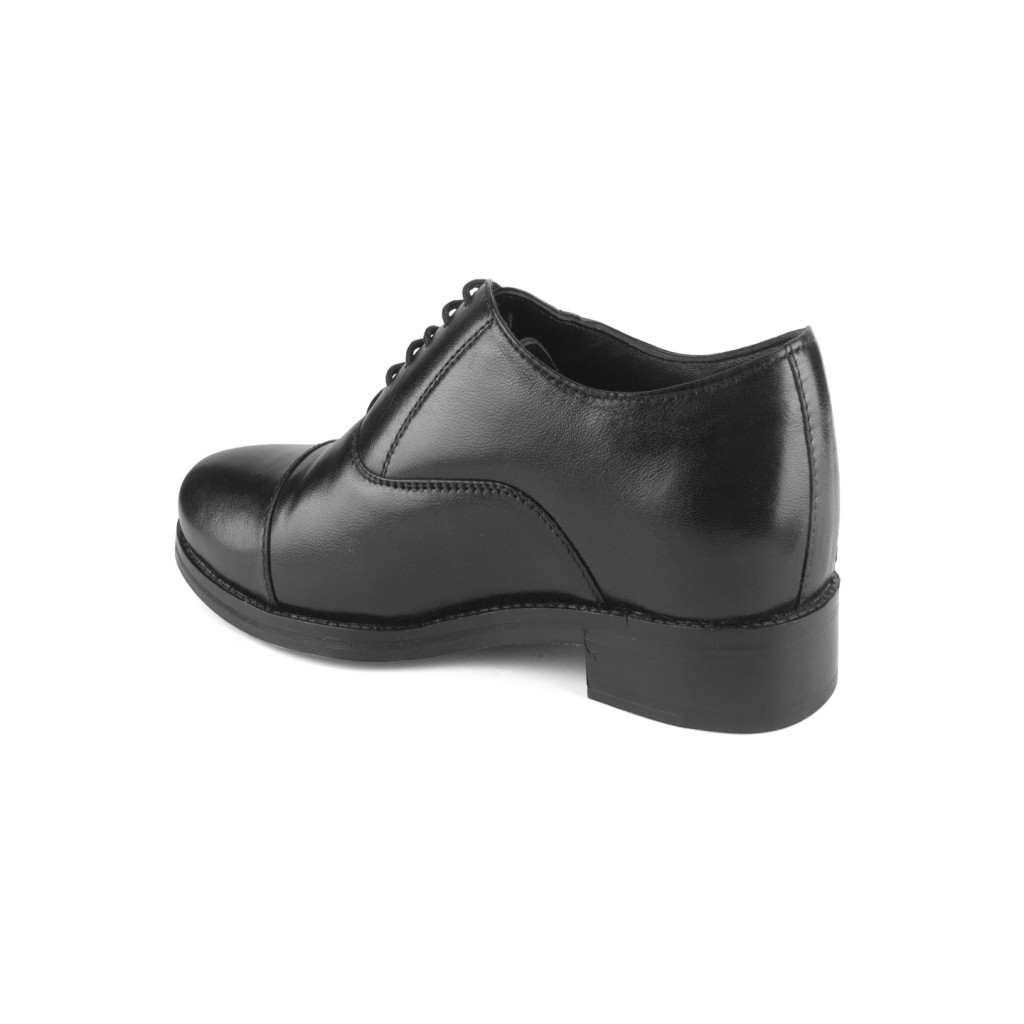 1081 Balujas Men Black Oxford Shoes