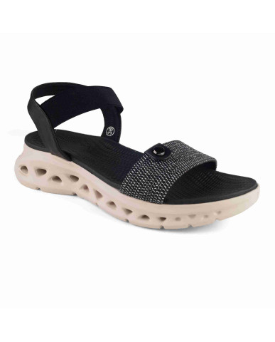 11408: Balujas Women's Black Sandal 