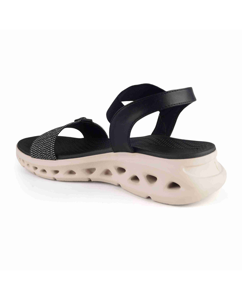 11408: Balujas Women's Black Sandal 