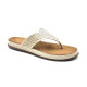 SW-03: Balujas Beige Flat Slipper