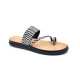 SW-04: Balujas Black Flat Slipper