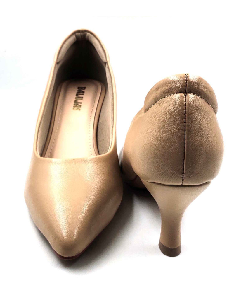 AR0002: Balujas Beige Kitten Heel 