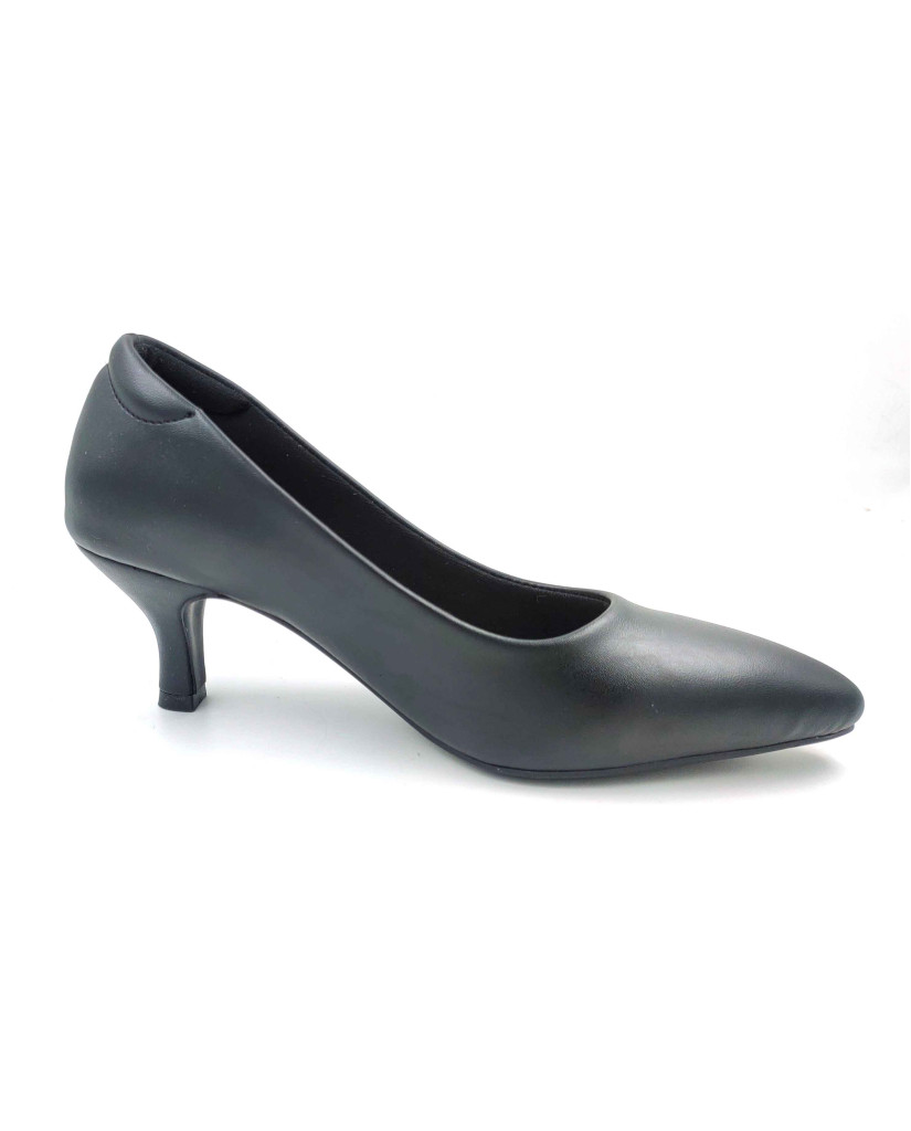 AR0002: Balujas Black Kitten Heel 