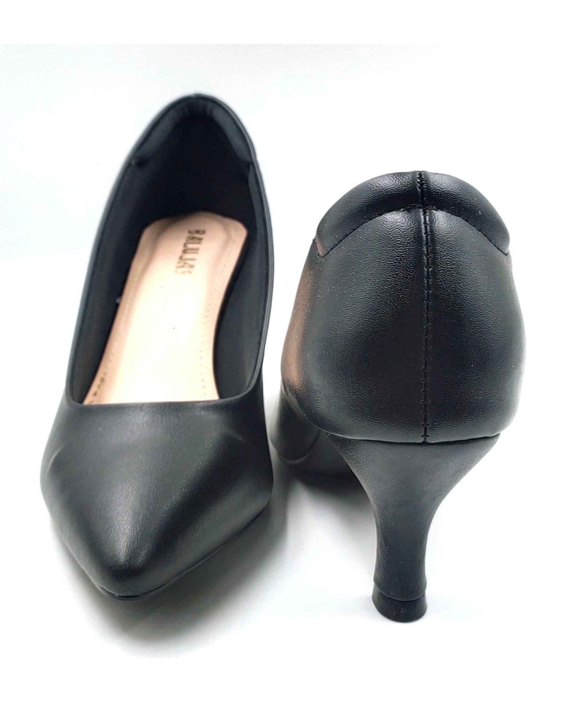 AR0002: Balujas Black Kitten Heel 
