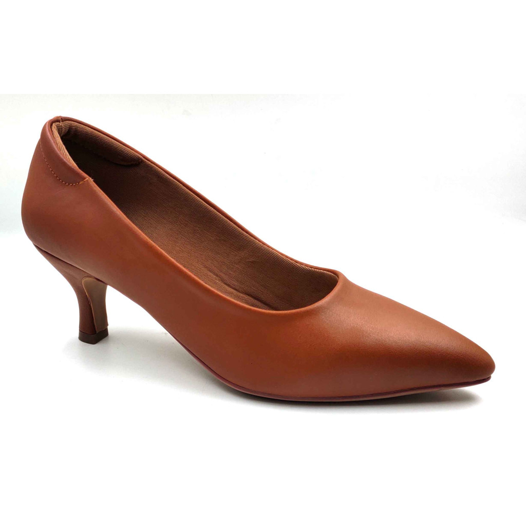AR0002: Balujas Tan Kitten Heel 