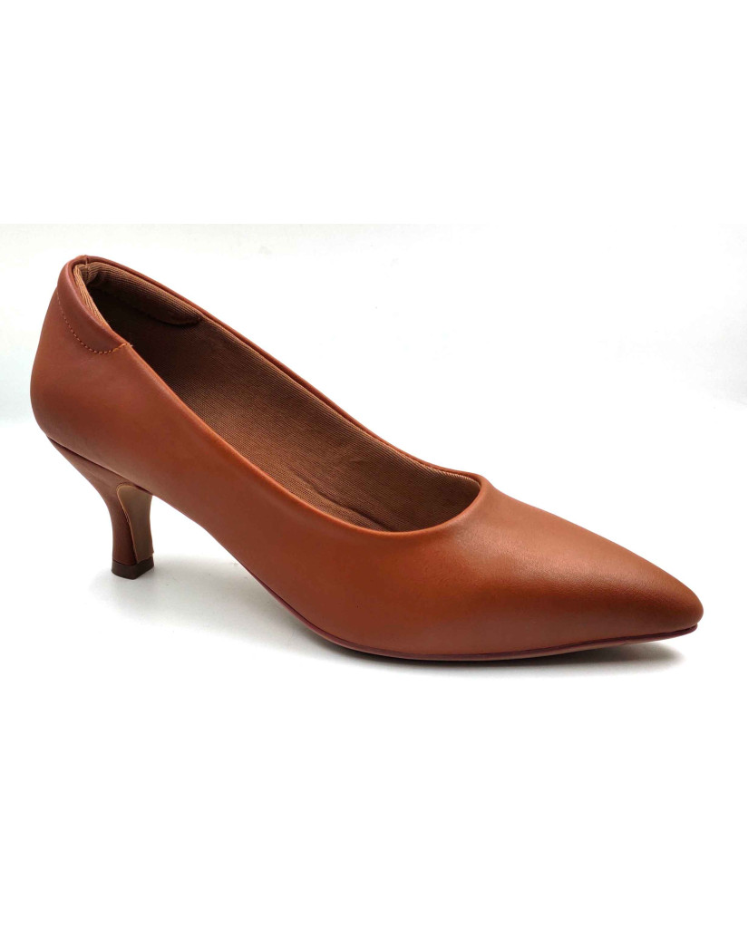 AR0002: Balujas Tan Kitten Heel 