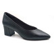 AR0009: Balujas Black Block Heel Pumps 