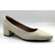 RF01-2681: Balujas Off-White Block Heel Pumps 