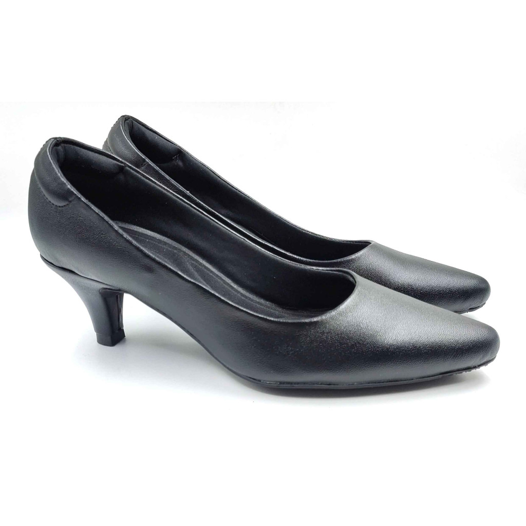 RF02-2421: Balujas Black Kitten Heel 