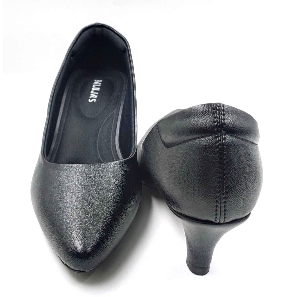 RF02-2421: Balujas Black Kitten Heel 