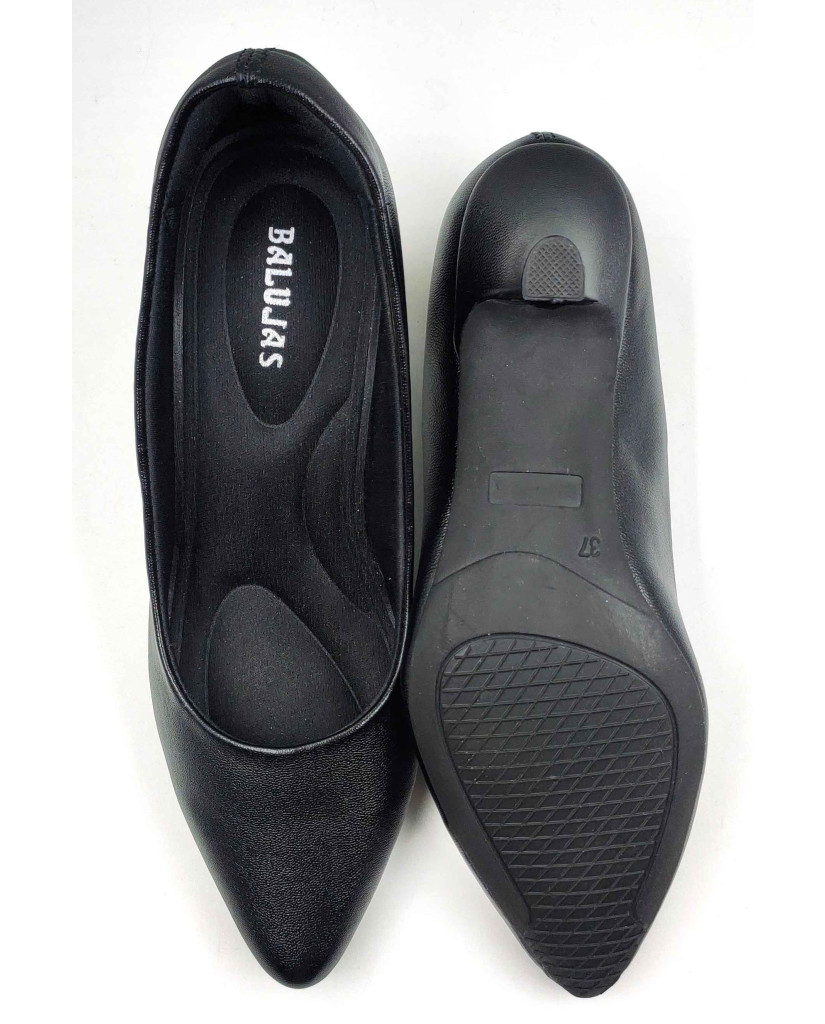 RF02-2421: Balujas Black Kitten Heel 