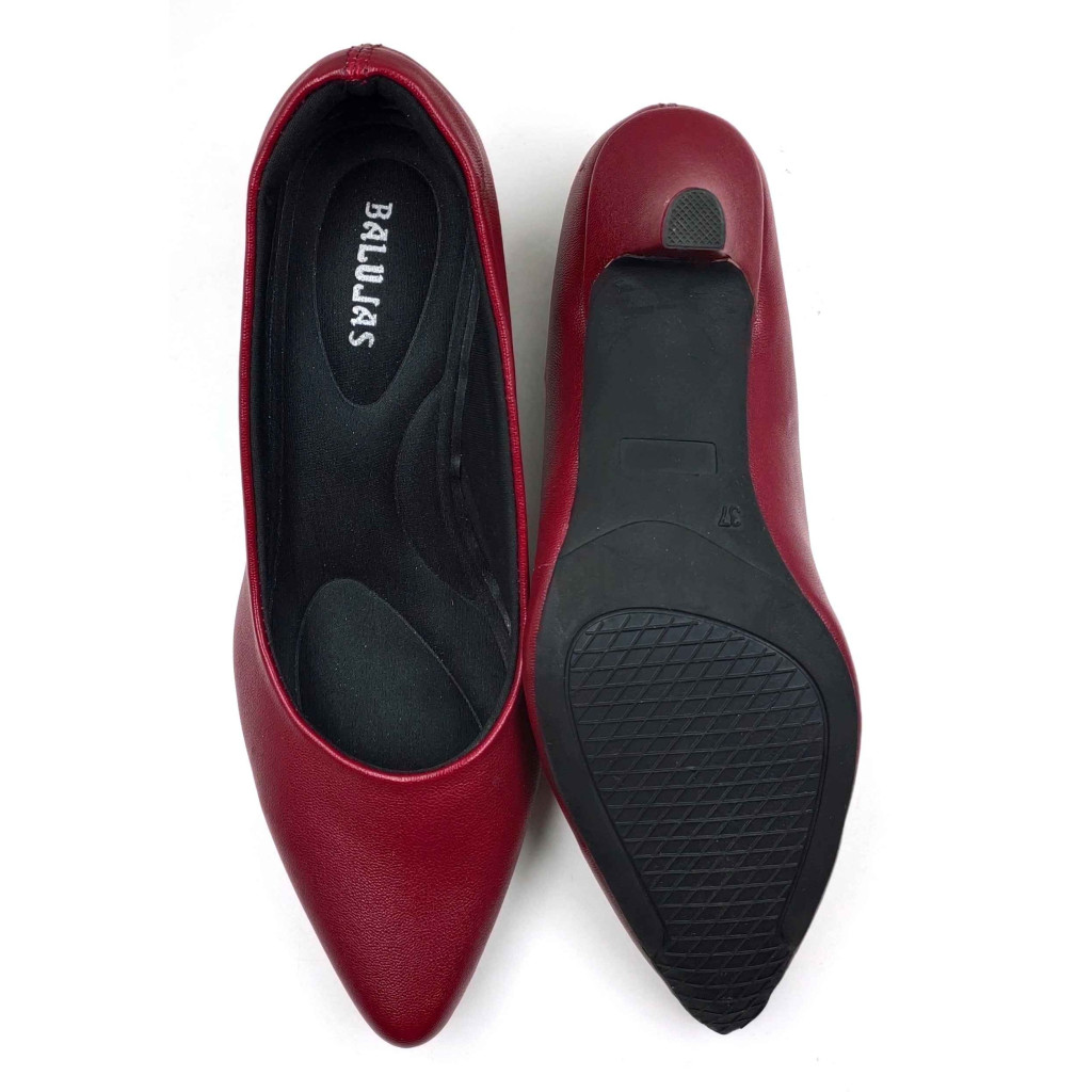 RF02-2421: Balujas Maroon Kitten Heel 