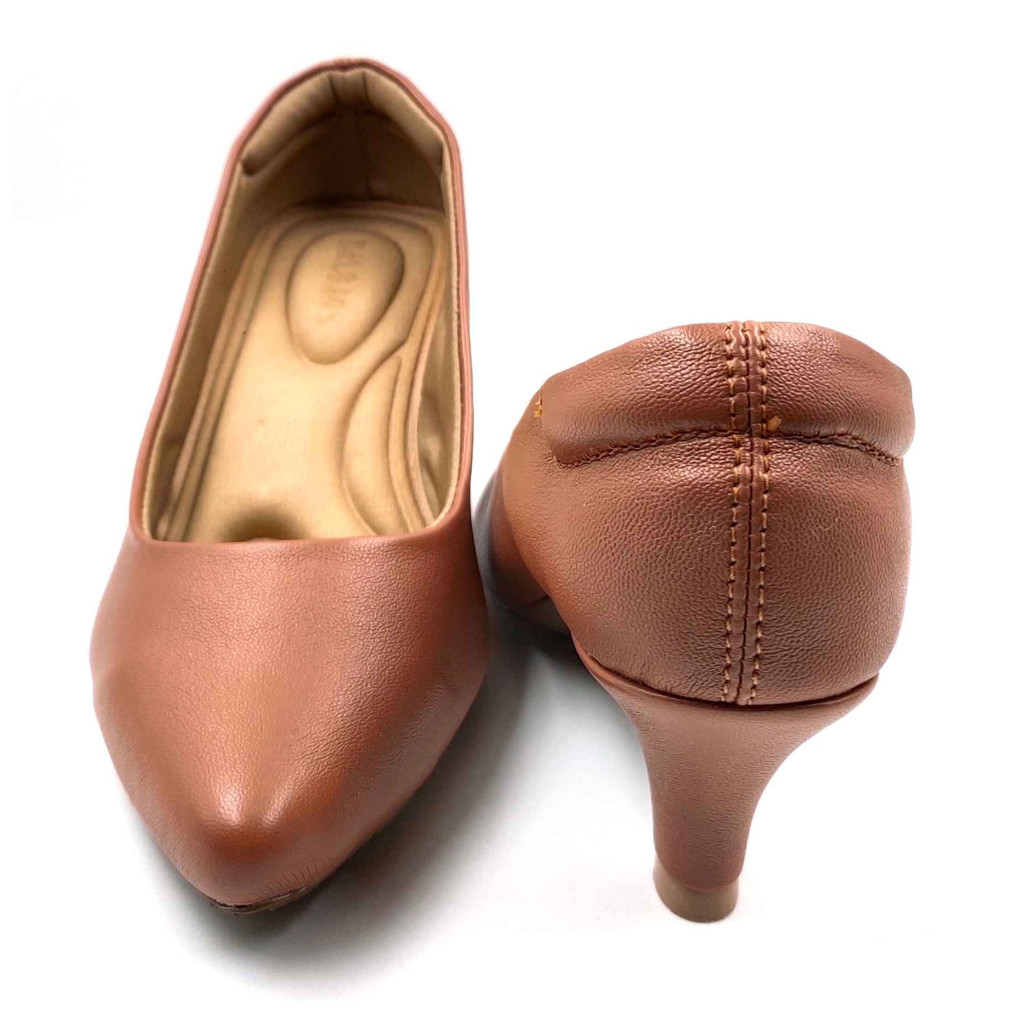 RF02-2421: Balujas Tan Kitten Heel 