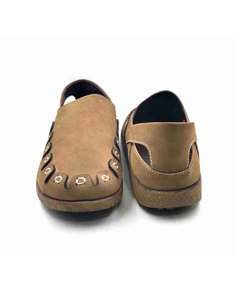 5557:Balujas Men's Khaki Shoes