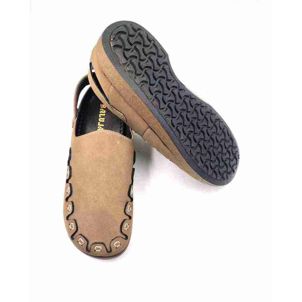 5557:Balujas Men's Khaki Shoes