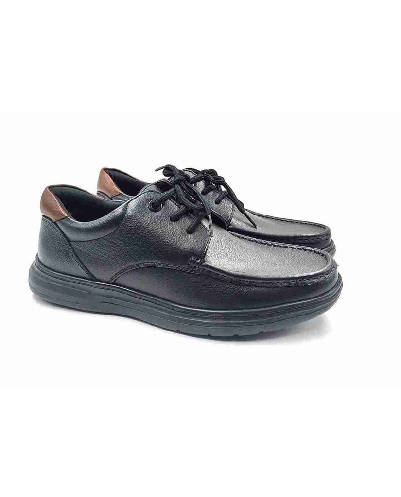SP-07:Balujas Men's Black Shoes