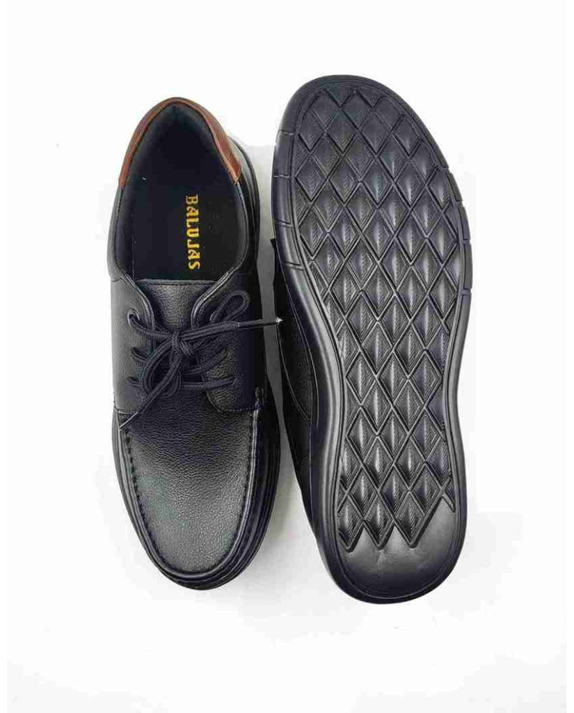 SP-07:Balujas Men's Black Shoes